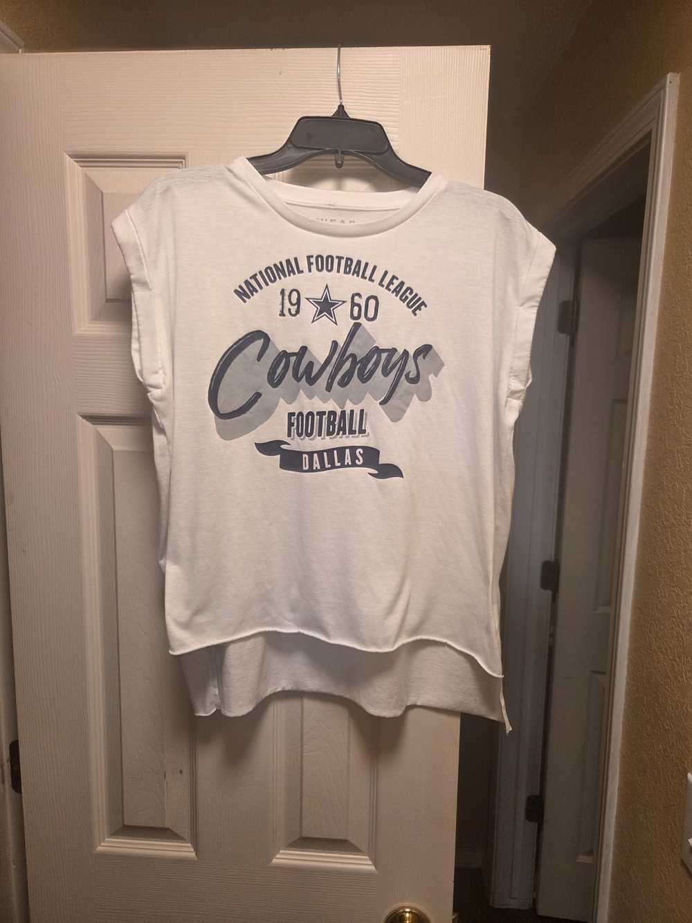 Dallas Cowboys White Graphic Short Sleeve Tee